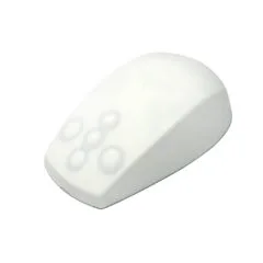 Mouse Cherry Medical ACTIVE KEY AK-PMT2LB-FS-W - Wireless Laser Mouse, 800 DPI, 5 Touch Buttons, Ergonomic, White