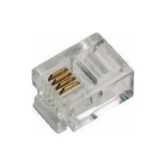 MP0018 RJ11 MODULAR PLUG X100 UNSHIELDED LOGILINK