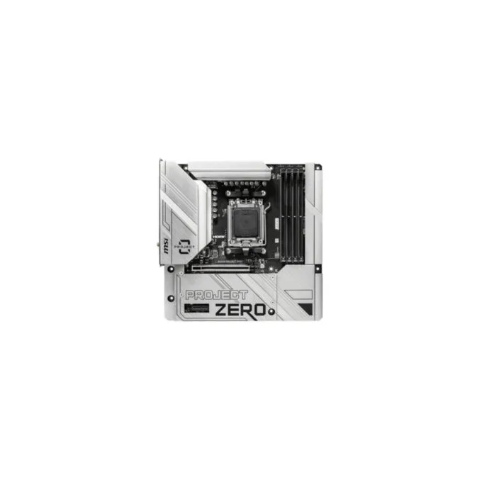 MSI B650M Project Zero - AM5 - micro-ATX, DDR5, 4x DIMM, 128GB Max, PCIe 4.0 — image 1