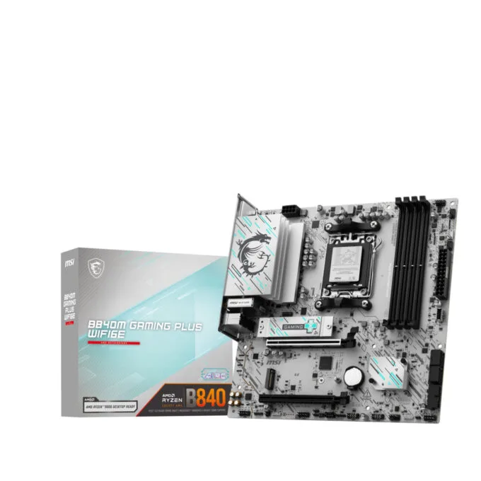 MSI B840M GAMING PLUS WIFI6E - AM5 Micro-ATX Motherboard - DDR5 256GB Support, Wi-Fi 6E, 2.5Gb LAN, RGB — image 7