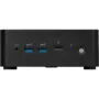 MSI Cubi NUC 1MG-007BDE - Intel Core i7-150U (up to 5.4GHz) - Black, DDR5 SO-DIMM up to 64GB, M.2 NVMe, Wi-Fi 6E