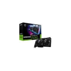 MSI GeForce RTX 5060 Gaming OC - 8GB GDDR7, Boost 2625 MHz, Black, Dual-Fan