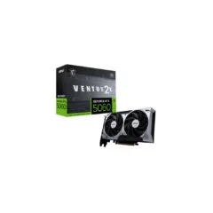 MSI GeForce RTX 5060 Ventus 2X OC - 8GB GDDR7, 2527 MHz Boost, Silver, Dual-Fan