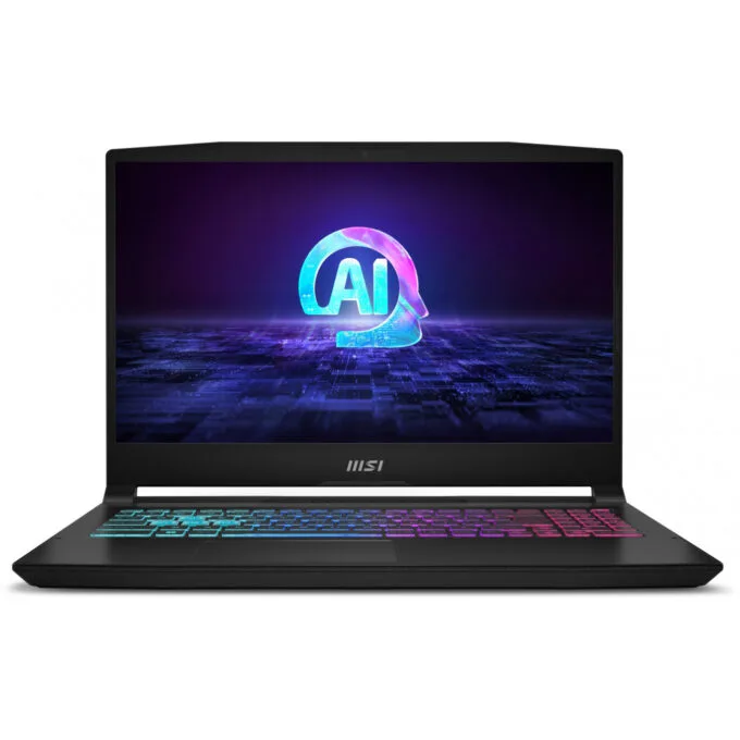 MSI Katana A15 AI - B8VF-451 - Black, AMD Ryzen 7 8845HS 3.8GHz, RTX 4060 8GB, 16GB DDR5, 512GB SSD, 15.6" FHD 144Hz — image 1