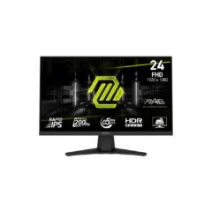MSI MAG 244F - 23.6" Rapid IPS Gaming Monitor - FHD 1920x1080, 200Hz, 0.5ms, DP1.2 & HDMI2.0, Black