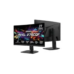 MSI MAG - 275CQF - 68.58cm 27' (2560x1440) E18 16:9 Curved RapidVA 0.5ms 180Hz 2xHDMI DisplayPort HDR Ready Black