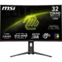 MSI MAG 321CUPDFDE - 31.5-inch Curved 4K UHD 160Hz (1500R) VA Gaming Monitor, 0.5ms, DisplayHDR 400, Black