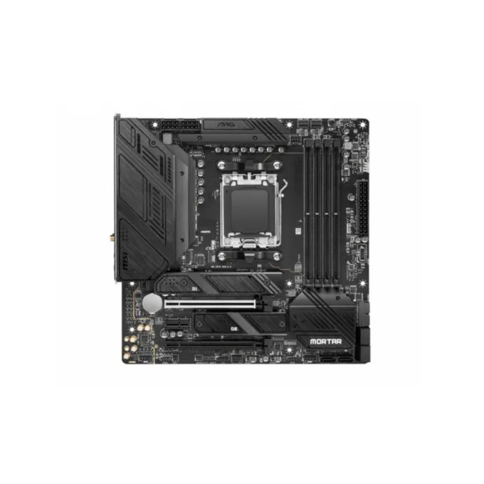 MSI MAG B650M MORTAR WIFI - AM5 Micro-ATX Motherboard - DDR5 (4x) 128GB, Wi‑Fi 6E, 2.5GbE — image 1