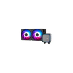 MSI MAG CORELIQUID A13 240 - 240mm AIO Liquid CPU Cooler - Dual 120mm ARGB Fans, Black