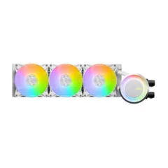 MSI MAG CORELIQUID E360 - 360mm AIO Liquid CPU Cooler - 3x120mm Fans, Rotatable Blockhead