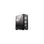 MSI MAG FORGE 112R - Mid Tower PC Case - Black, Tempered Glass Side Panel, ARGB, ATX/mATX/Mini-ITX