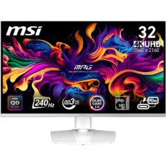 MSI MPG 321URXWDE - 31.5" QD-OLED 4K (3840x2160) 240Hz 0.03ms Gaming Monitor - White