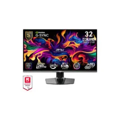 MSI MPG 322URXDE - 31.5-inch (80cm) 4K QD-OLED Gaming Monitor, 240Hz, Black