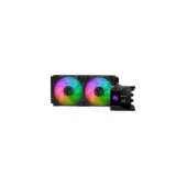 MSI MPG CORELIQUID D240 - 240mm AIO Liquid CPU Cooler - 2x120mm Fans, 2.4" IPS Display