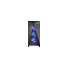 MSI MPG GUNGNIR 300R AIRFLOW - Mid-Tower Gaming Case (Black) - E-ATX, 360mm GPU, 175mm CPU Cooler