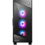 MSI MPG VELOX 100R - Mid Tower PC Case - Tempered Glass Front, ARGB Lighting, Vertical GPU Mount, ATX Support