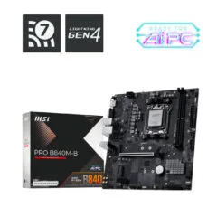 MSI PRO B840M-B AM5 Micro-ATX Motherboard - DDR5 128GB PCIe 4.0 2.5Gb LAN