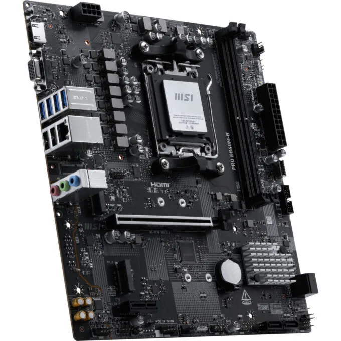 MSI PRO B840M-B AM5 Micro-ATX Motherboard - DDR5 128GB PCIe 4.0 2.5Gb LAN — image 5
