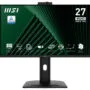 MSI PRO MP275QPDGDE - 27in IPS WQHD (2560x1440) 100Hz 4ms GTG - Black, Height-Adjustable, VESA, DP/HDMI