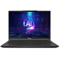MSI Stealth A16 AI+ - A3XWHG-044 - Black, Ryzen AI 9 HX 370 2.0GHz, RTX 5070 Ti, 32GB LPDDR5X, 2TB SSD, 16" QHD+ OLED 240Hz