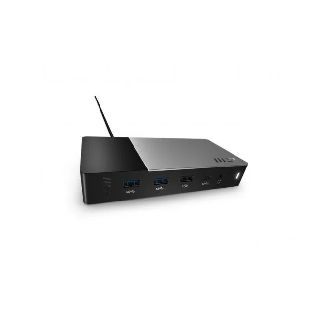 MSI USB-C Docking Station Gen 2 1xDP.1xDP USB-C.1xHDMI.5xUSB - Black — image 1