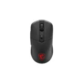MSI VERSA 300W - Wireless Gaming Mouse - Black, Right-Handed, 8000 DPI, Tri-Mode (2.4G/BT/USB-C), 1 ms