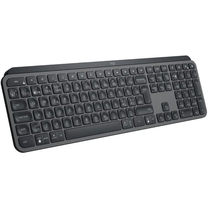 MX Keys for Business - Graphite - 100% Full-Size, Bluetooth/2.4G Tri-Mode, Backlit, Scissor switches — image 4