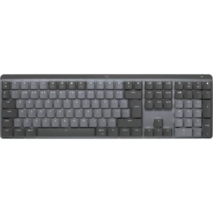 MX MECHANICAL WRLS ILLUM. KEYB - Graphite - Full-size (100%), Wireless, RF Wireless + Bluetooth, Mechanical, QWERTY — image 6