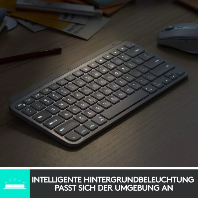 MXKEYS MINI WRLS ILLUMINATED KB - 75% Wireless Backlit, Scissor-Switch Keyboard — image 3