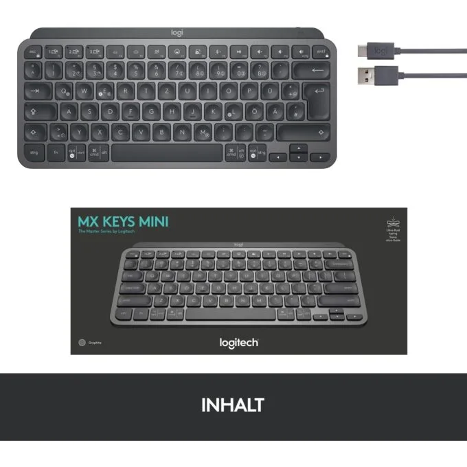 MXKEYS MINI WRLS ILLUMINATED KB - 75% Wireless Backlit, Scissor-Switch Keyboard — image 9
