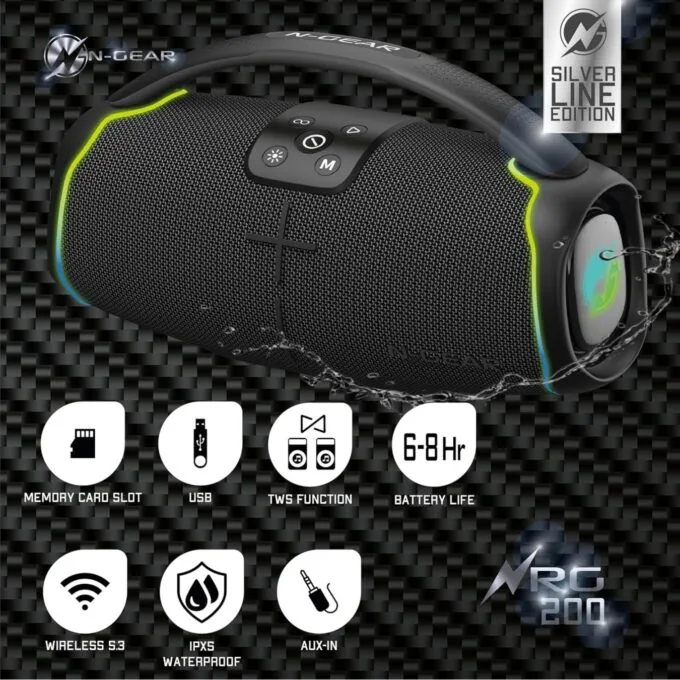 N-Gear Portable Speaker - NRG200 - Portable Speaker — image 5