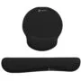 Natec Chipmunk 2-in-1 Ergonomic Mousepad & Wrist Rest - Black