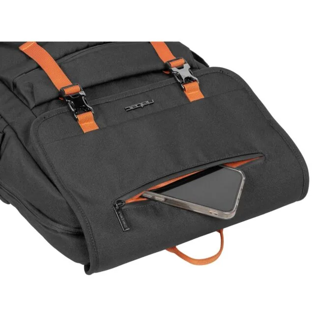 Natec Niala Laptop Backpack 15.6" 18L Black/Orange — image 4