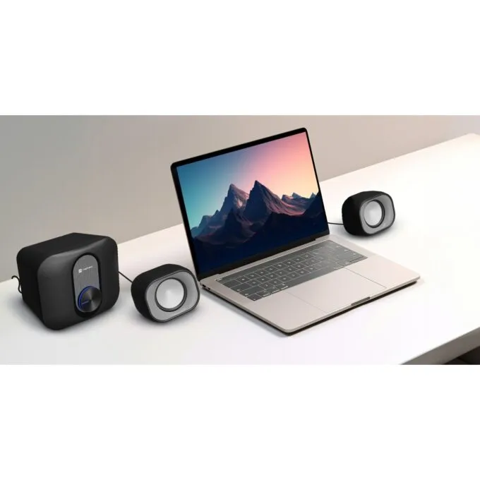 Natec PC Speakers - PUG - 2.1 USB Powered 3.5mm 11W RMS Black — image 8