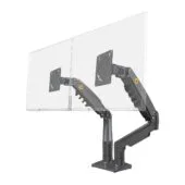 NBMounts F160 Dual Arm Gas Desk Monitor Mount