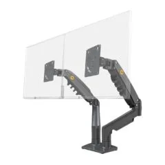 NBMounts F160 Dual Arm Gas Desk Monitor Mount