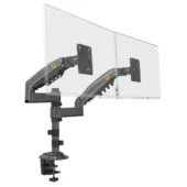 NBMounts NB-H180 Twin Arm Gas Desktop Monitor Mount