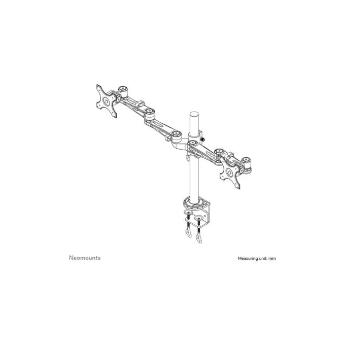 Neomounts Tischhalterung für zwei Flachbildschirme bis 27' (69 cm) 6KG FPMA-D935D — image 8