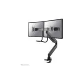 Neomounts Tischhalterung mit Tischhalterungsgriff für zwei Flachbildschirme bis 32' (81 cm) 8KG NM-D775DXBLACK Neomounts