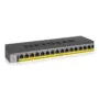 NETGEAR 16-Port Gigabit PoE+ Switch - GS116LP-100EUS - Unmanaged, 76W PoE Budget, Black
