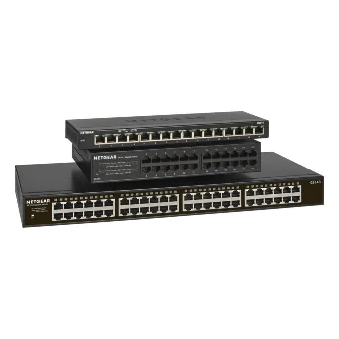 NETGEAR 300 Series Gigabit Unmanaged Switch - GS348-100EUS - 48-Port Gigabit, Fanless, Rackmount — image 4