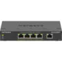 NETGEAR 5-Port Gigabit PoE+ Managed Switch - GS305EPP-100PES - Black, 4 PoE+ Ports, L2/L3