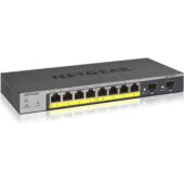 NETGEAR GS110TP-300EUS - 8-Port Gigabit PoE Managed Switch (L2/L3/L4), 2x SFP, 54V DC
