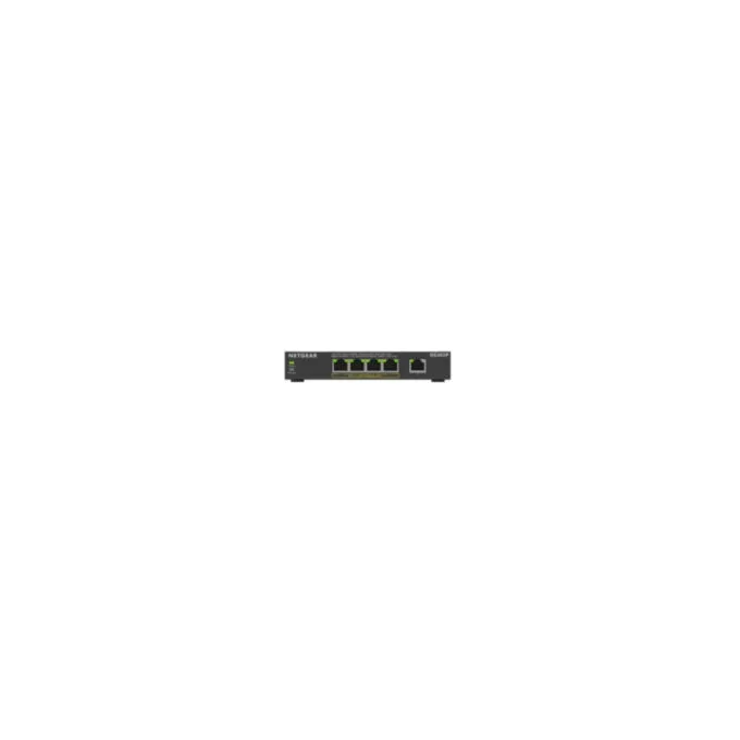 NETGEAR GS305P 5-Port Gigabit Unmanaged PoE Switch - 4x PoE+ Ports, 63W Budget, Black — image 2
