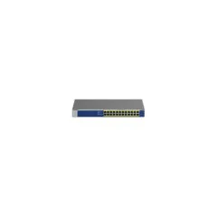 NETGEAR GS524PP - 24-Port Gigabit Unmanaged PoE+ Switch - Grey Metal, 24x PoE+ (30W/port), 300W Budget, Rackmount