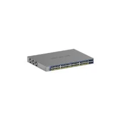 NETGEAR GS752TXP - 48-Port PoE+ 390W, 4x SFP+ 10G Stackable Smart Switch - Black