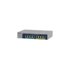 NETGEAR MS108UP-100EUS - 8-Port 2.5G PoE Unmanaged Switch, Wall-Mountable