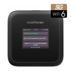 Netgear Nighthawk M3 5G Mobile Router MR3150-100EUS - Dual-band, Nano-SIM built-in, 2x external antennas, App Management