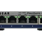 NETGEAR ProSAFE Plus GS105E-200PES - 5-Port Gigabit Smart Switch, Fanless