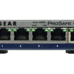 NETGEAR ProSAFE Plus GS105E-200PES - 5-Port Gigabit Smart Switch, Fanless